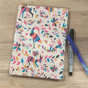 NEW Colorful Floral and Animal Print Notebook